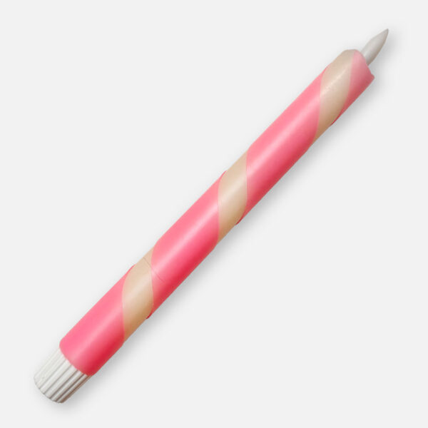 LED Dinerkaars Dip Dye Twist Roze 25 cm