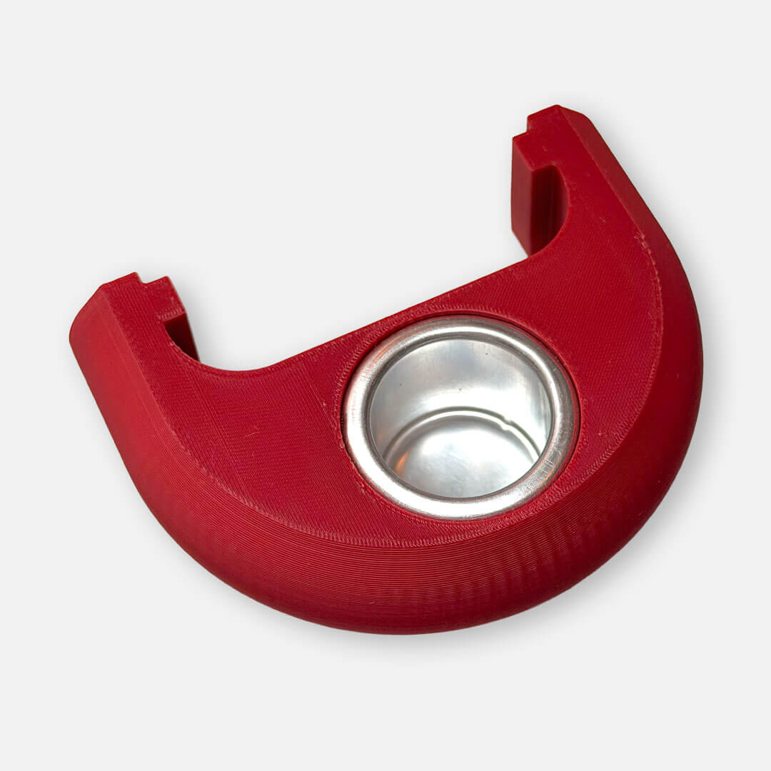Kandelaar STACK ring Dark red